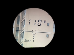 6X تكبير غولف المنحدر مقياس مسافة مع العدسة 16 ملم